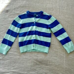 Primary Striped Cotton Cardigan